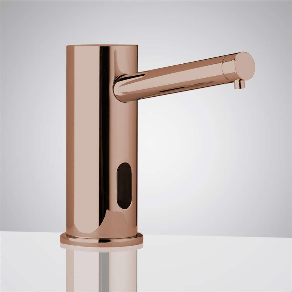 Fontana Montpellier Automatic Rose Gold Faucet and Soap Dispenser