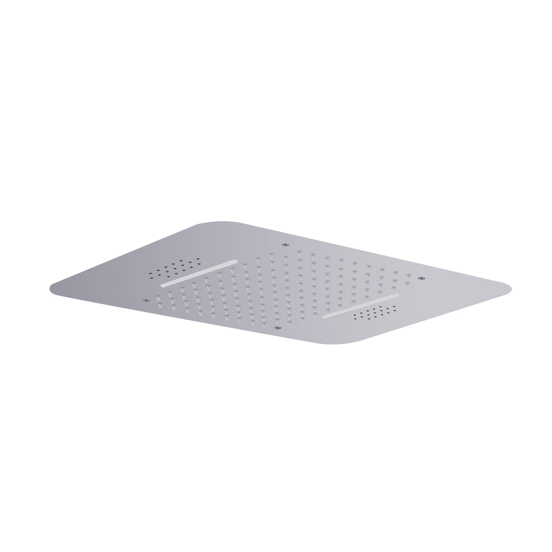 Fontana Ordizia 1.8 GPM Multifunctional LED Music Chrome Ceiling Mount ...