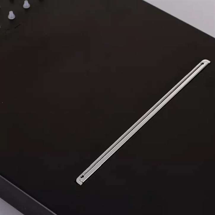 Fontana Romo LED Color Changes Single Handle Dark Oil Rubbed Bronze Rainfall Shower Set