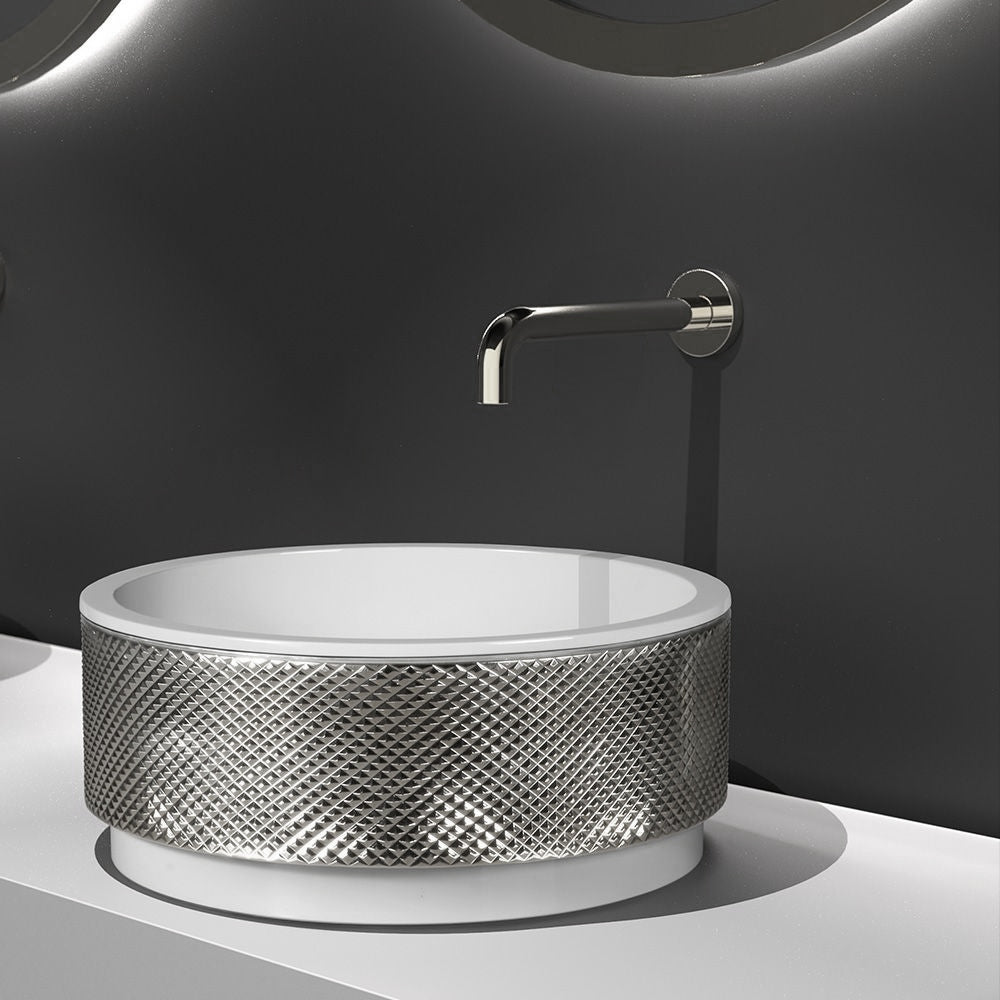 Fontana Saint-Denis Wall Mount Touchless Chrome Faucet