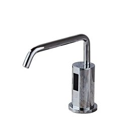 Fontana Sète Motion Sensor Chrome Faucet and Automatic Touchless Commercial Soap Dispenser