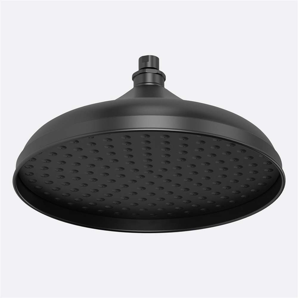 Fontana Versailles 8" 1.8 GPM Matte Black Rain Shower Head