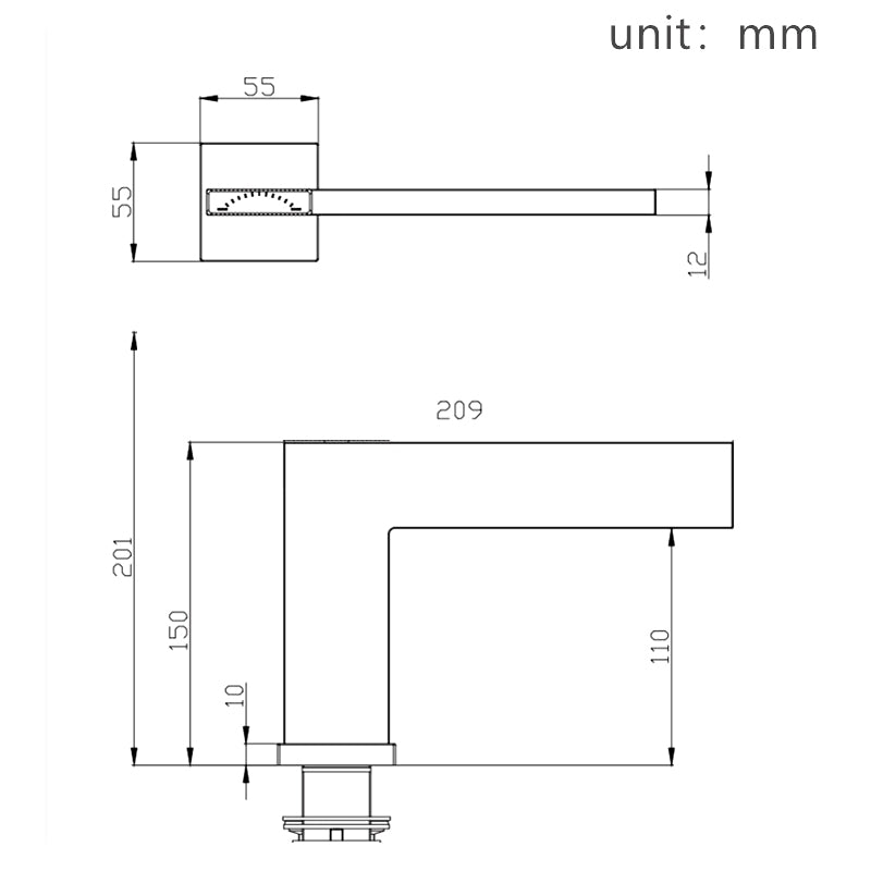 Fontana Vierzon Gunmetal Deluxe Touchless Sink Faucet