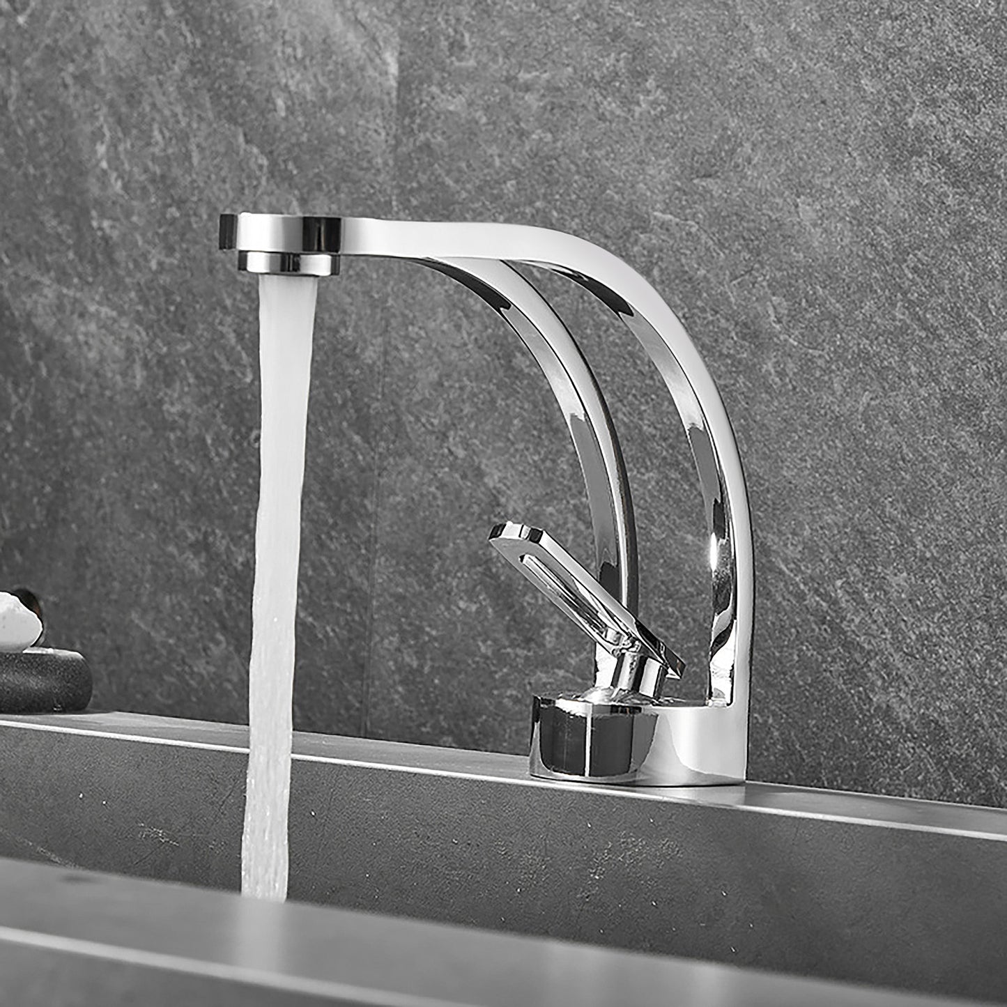 Fontana Zollino Voguish 1.5 GPM Single Handle Deck Mounted Chrome Sink Faucet