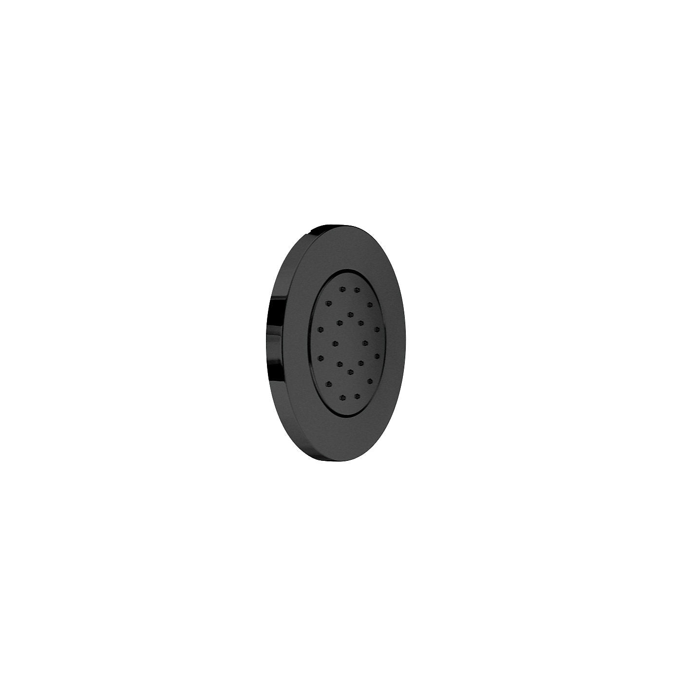 Fortis 92721RDCMB 4" Matte Black Round Body Spray Shower Tile