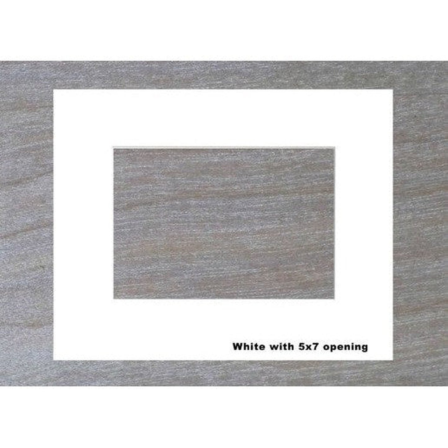 Fox Hollow Furnishings 14" x 11" Espresso Compact Landscape Recessed Picture Frame Medicine Cabinet With Special 6" Depth and White Matting