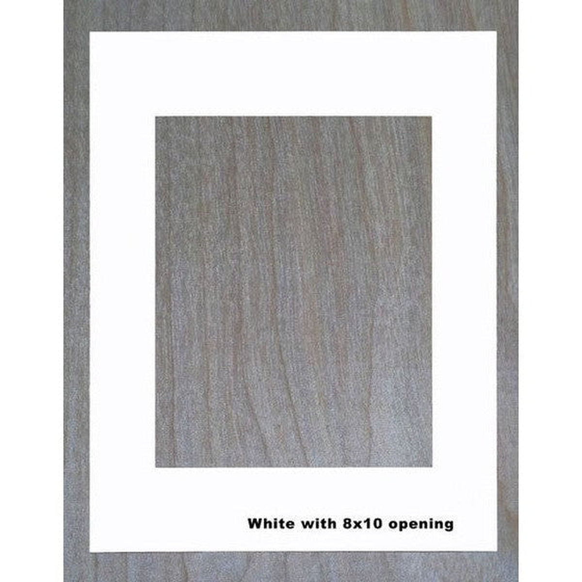 Fox Hollow Furnishings 14" x 16" Regular Unfinished Special 3" Depth Recessed Picture Frame Medicine Cabinet With Mirror and White Matting
