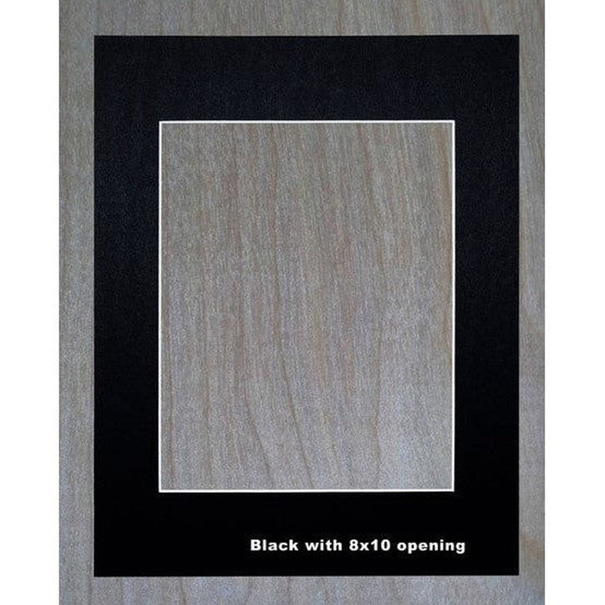 Fox Hollow Furnishings 14" x 18" Large Espresso White Interior Recessed Picture Frame Medicine Cabinet With Special 3" Depth, Mirror and Black Matting
