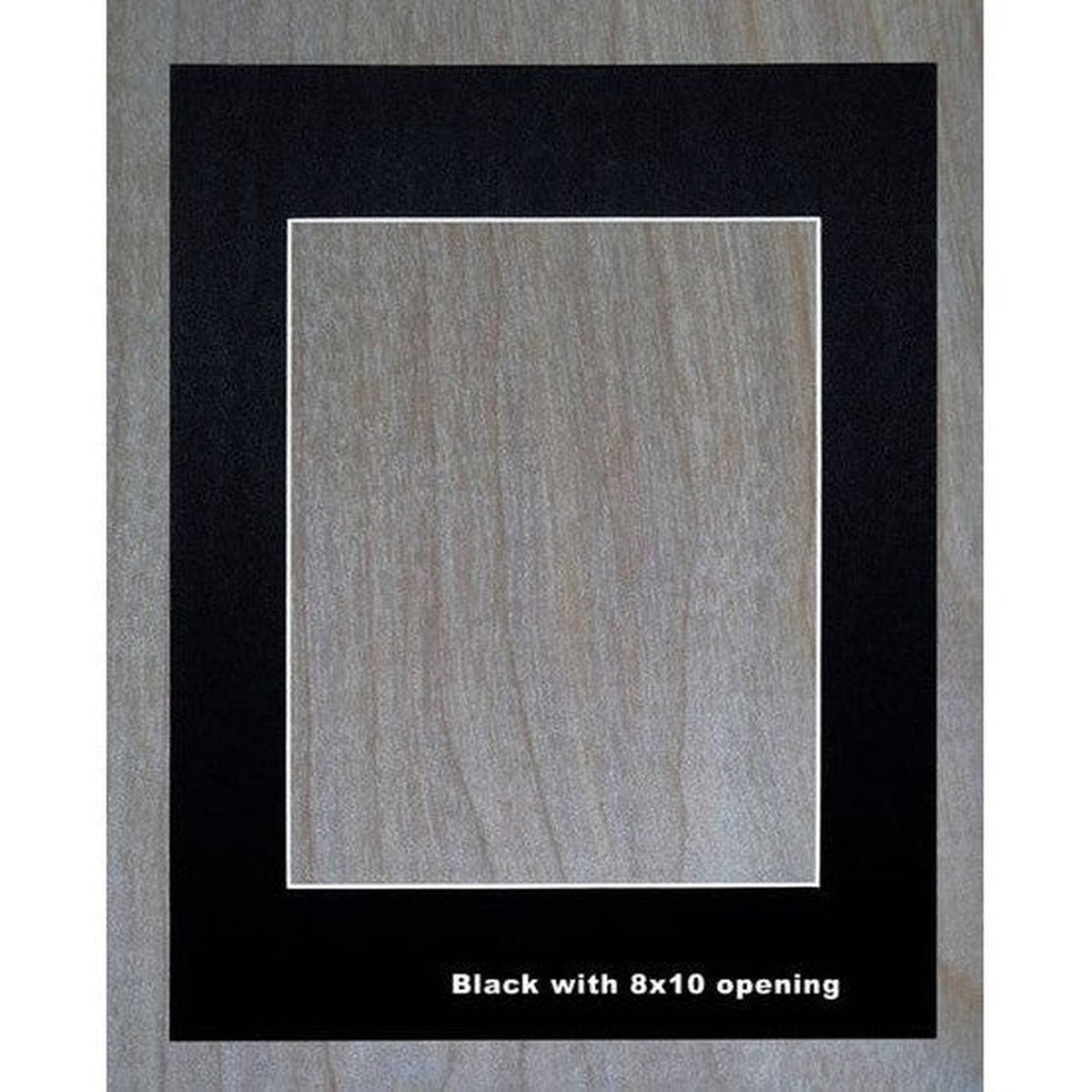 Fox Hollow Furnishings 14" x 18" Large Unfinished Standard 4" Depth Natural Interior Recessed Picture Frame Medicine Cabinet With Black Matting