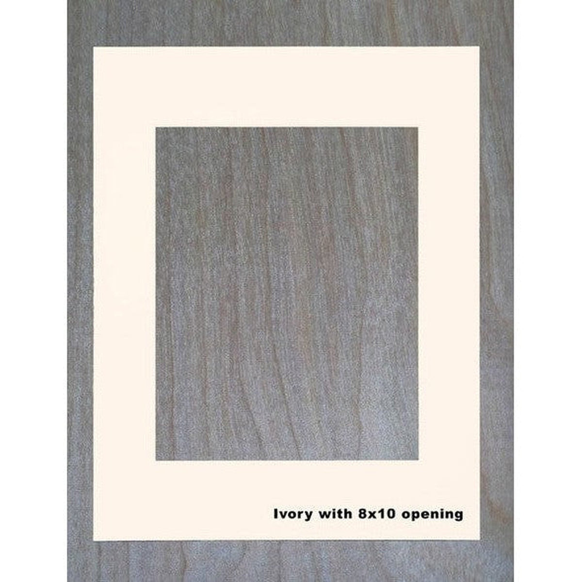 Fox Hollow Furnishings 20" x 17" White Contemporary Wall Mount Picture Frame Medicine Cabinet With Ivory 8" x 10" Cabinet
