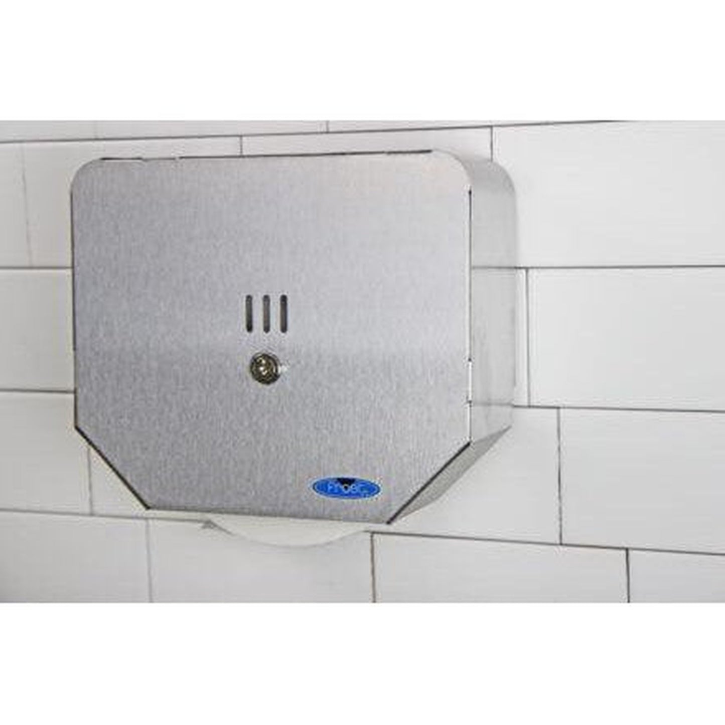 Frost 11.6 x 4.4 x 9.75 Stainless Steel Satin Paper Product Dispenser