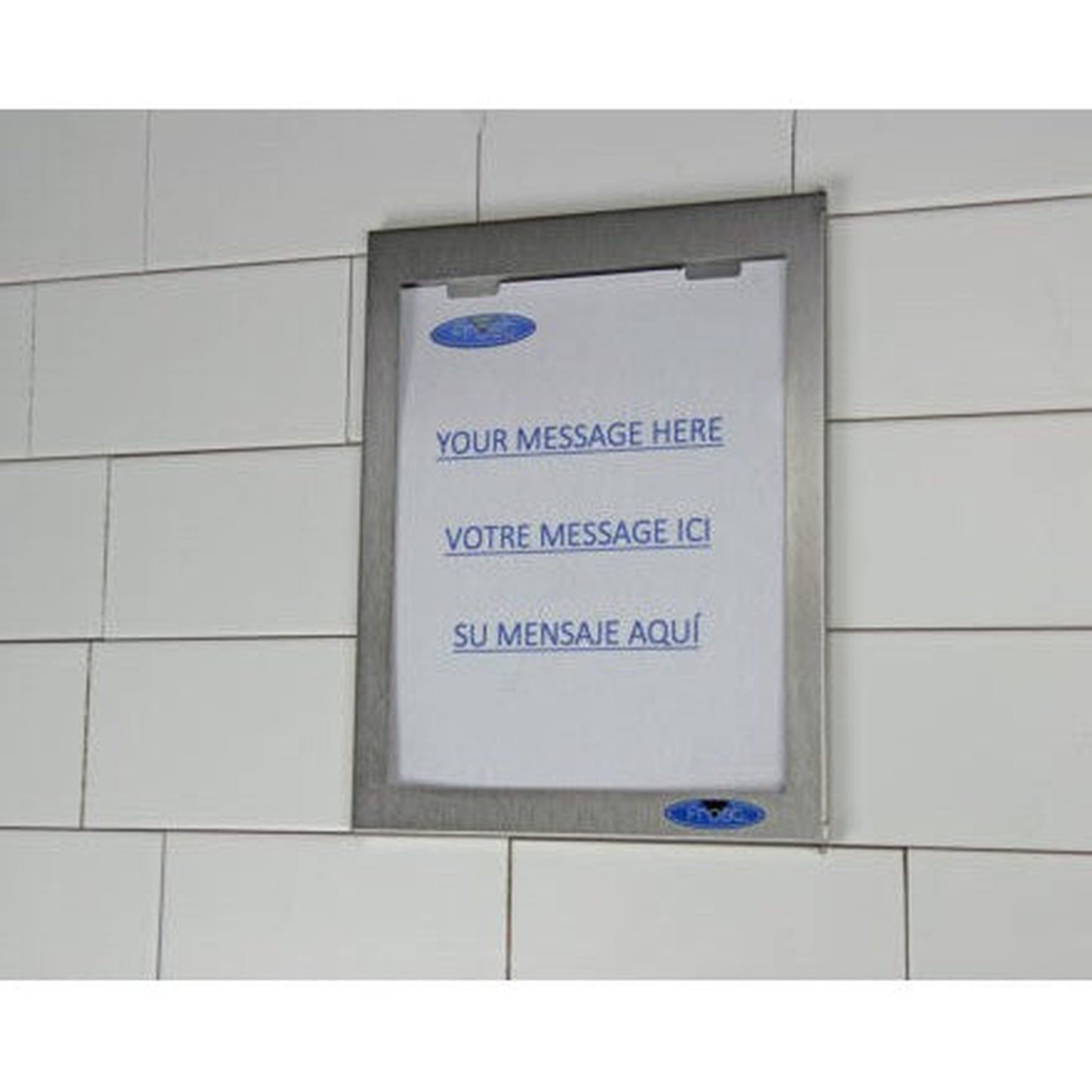 Frost 9.5 x 0.45 x 12.25 Stainless Steel Washroom Accessories