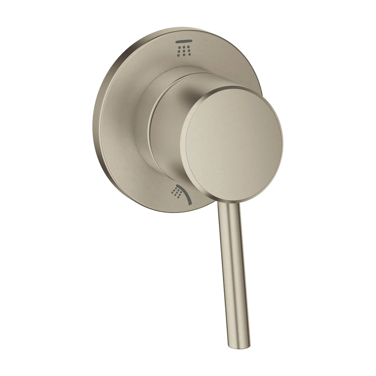 Grohe Concetto™ Metal Lever Handle Brushed Nickel Infinity 2-Way Diverter Trim