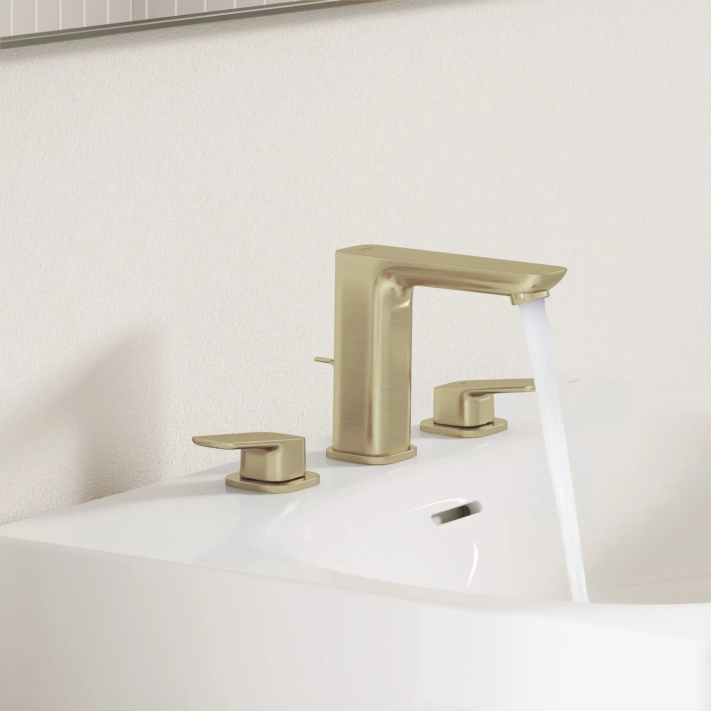 Grohe Cubeo 8" Two-Handle 1.2 GPM Brushed Nickel Infinity Widespread Faucet