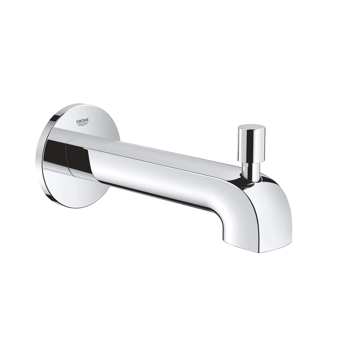 Grohe Defined Brass Construction StarLight Chrome Diverter Tub Spout