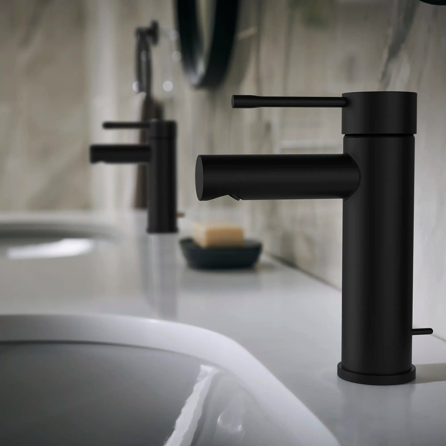 Grohe Essence 1.2 GPM Single Hole Single Handle Matte Black Faucet