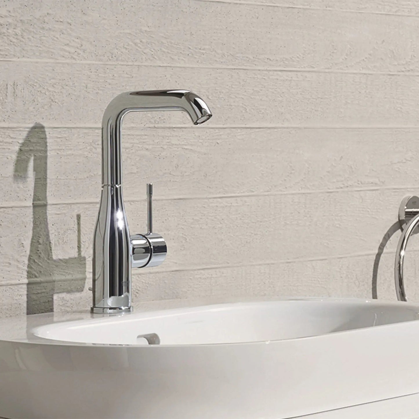 Grohe Essence 1.2 GPM Single Hole Single-Handle StarLight Chrome Faucet