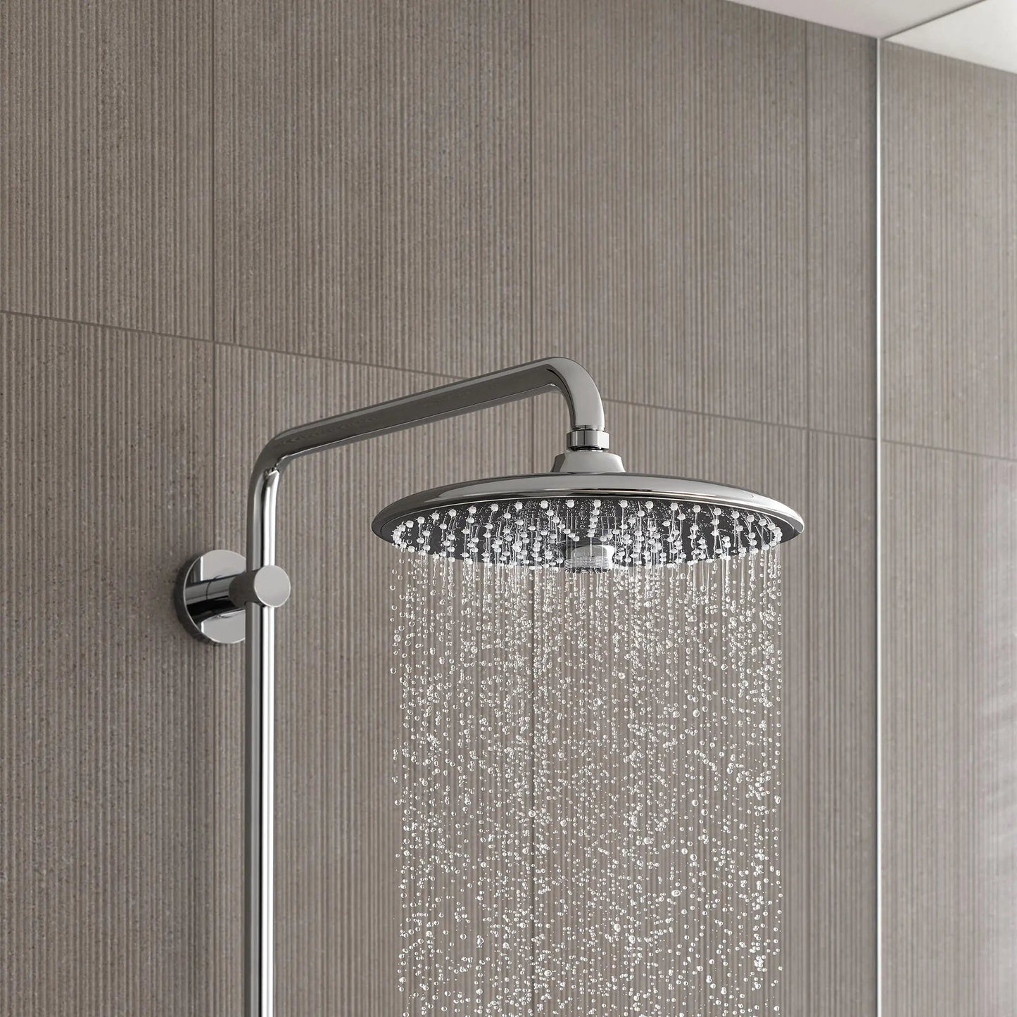 Grohe Euphoria 10" 3-Spray 1.75 GPM StarLight Chrome 260 Shower Head