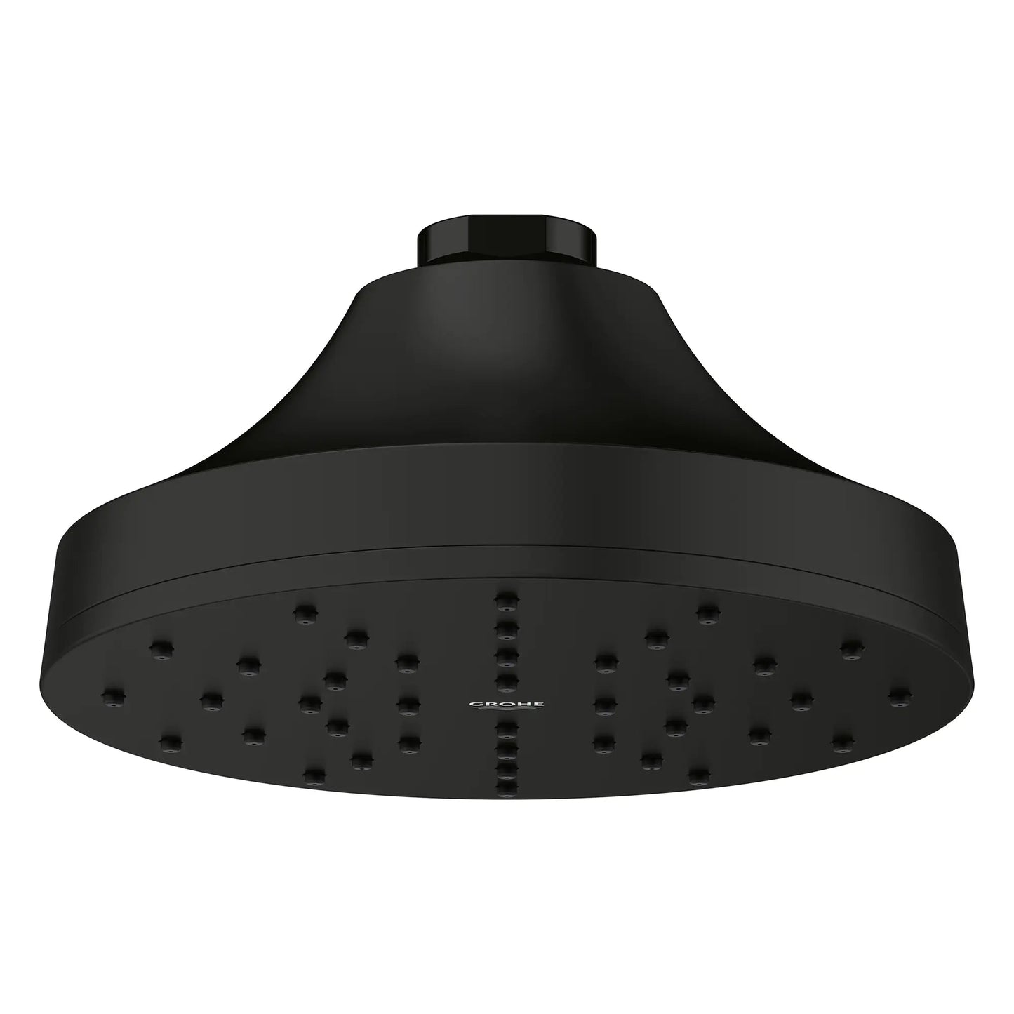 Grohe Euphoria 1.75 GPM 140 With AquaBooster Single Spray Matte Black Round Shower Head