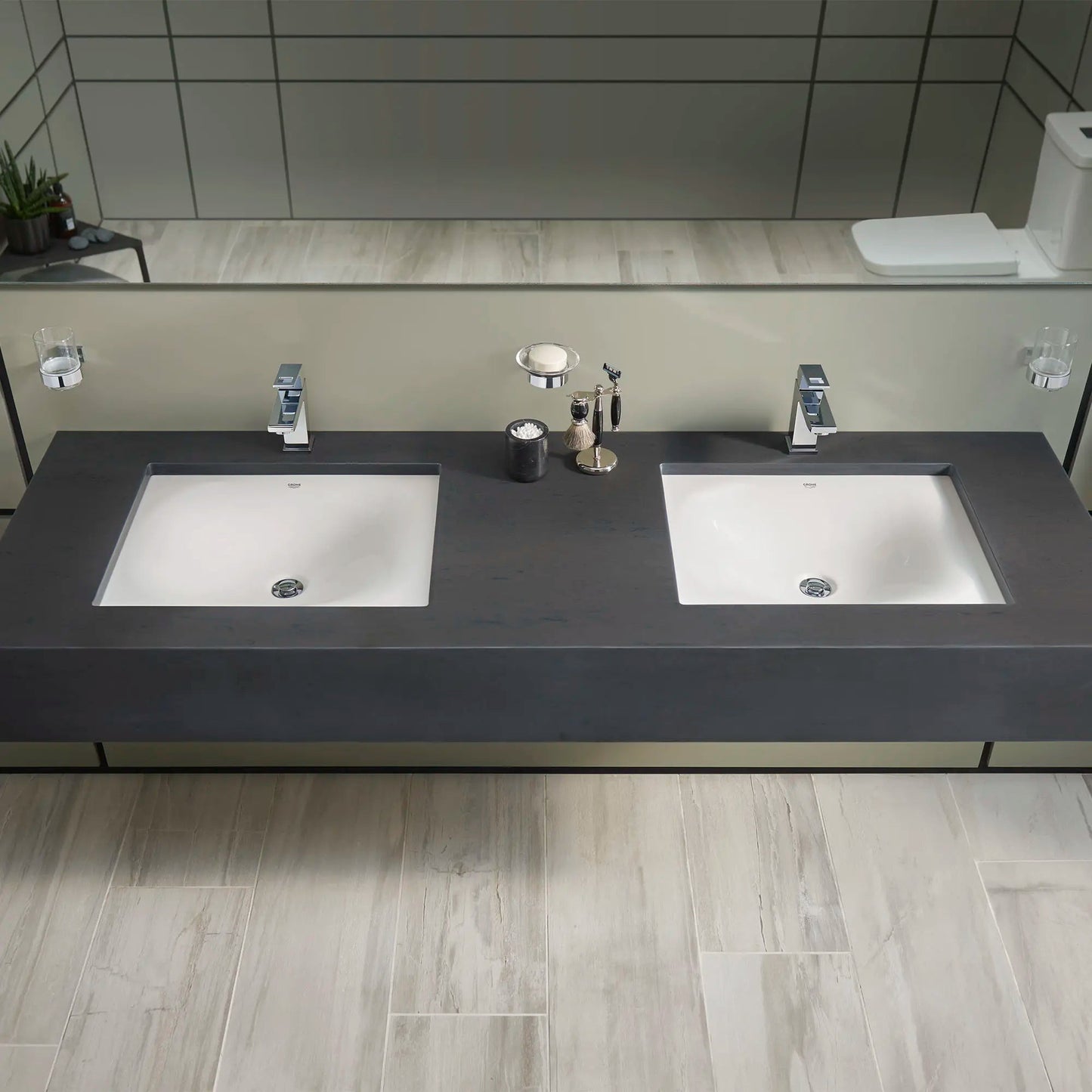 Grohe Eurocube® 1.2 GPM Single Hole Single Handle StarLight Chrome Faucet