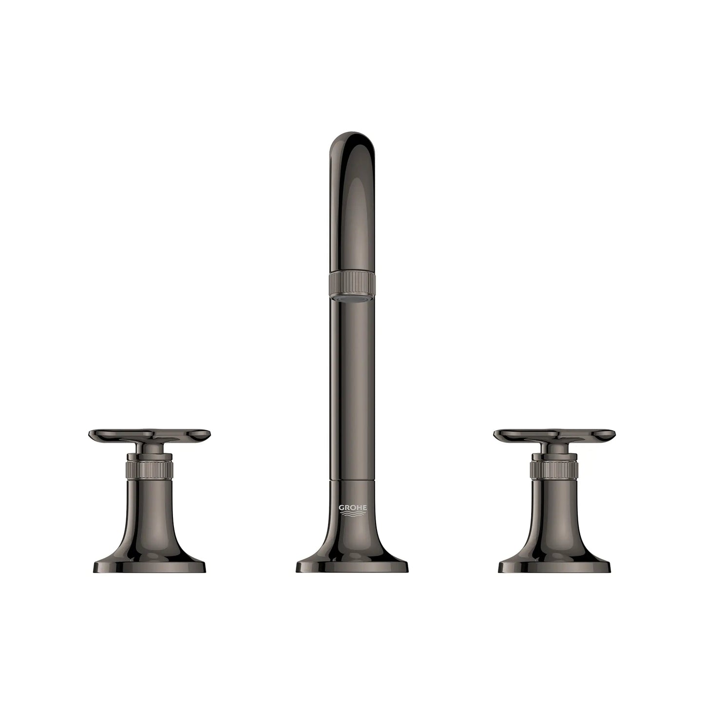 Grohe Listra 1.2 GPM Deck Mount Widespread Hard Graphite Finish Faucet