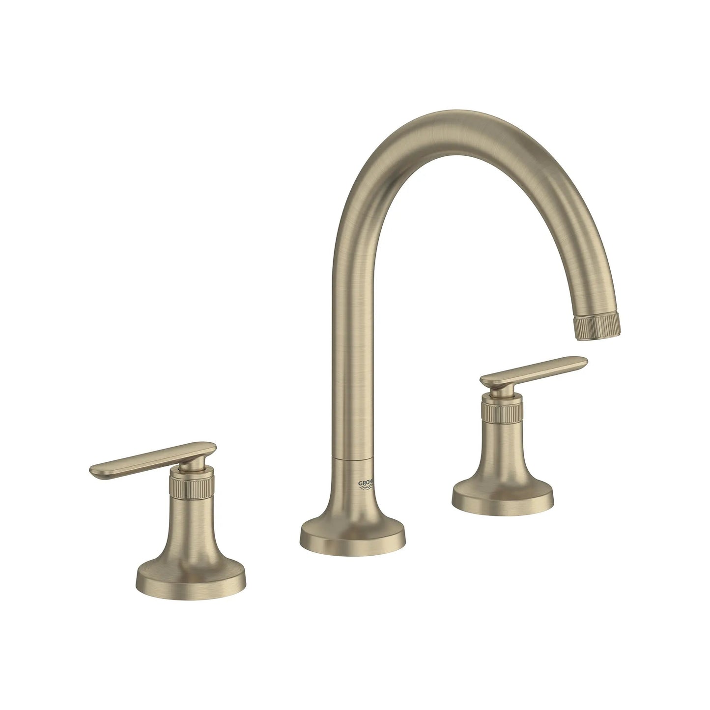 Grohe Listra 3-Hole Deck Mount Brushed Nickel Infinity Roman Tub Filler