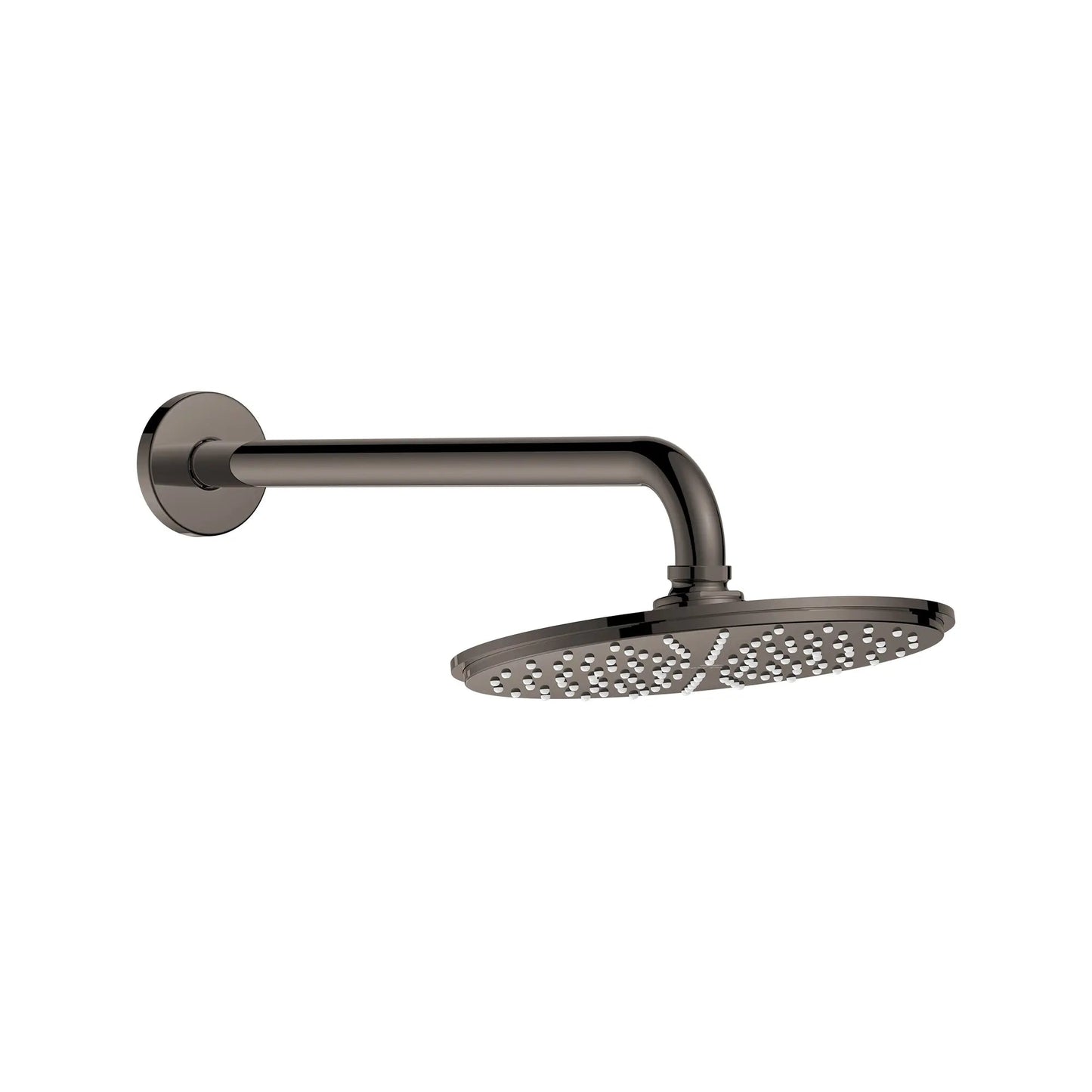 Grohe Rainshower™ 15" Hard Graphite Round Flange Shower Arm