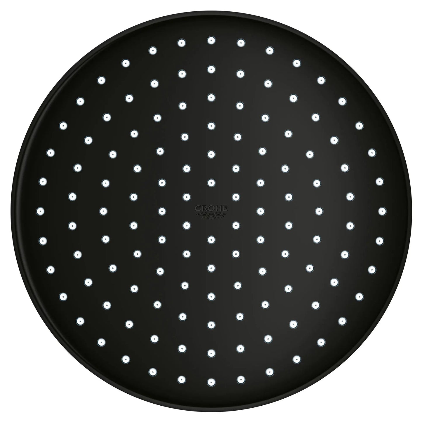 Grohe Tempesta 10" 1-Spray 1.75 GPM Matte Black 250 Rain Shower Head