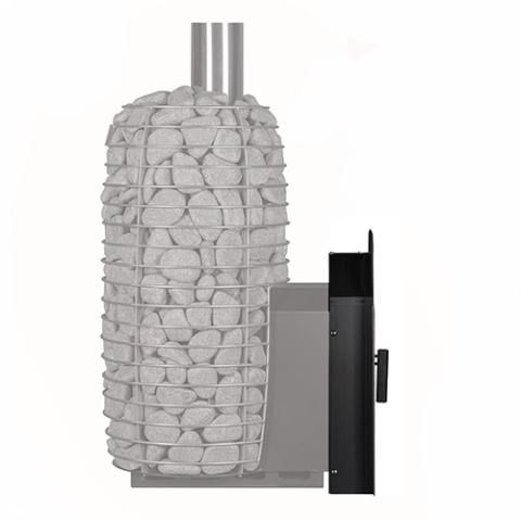 HUUM Black Small Mounting Collar for HIVE Flow Mini LS Sauna Stoves