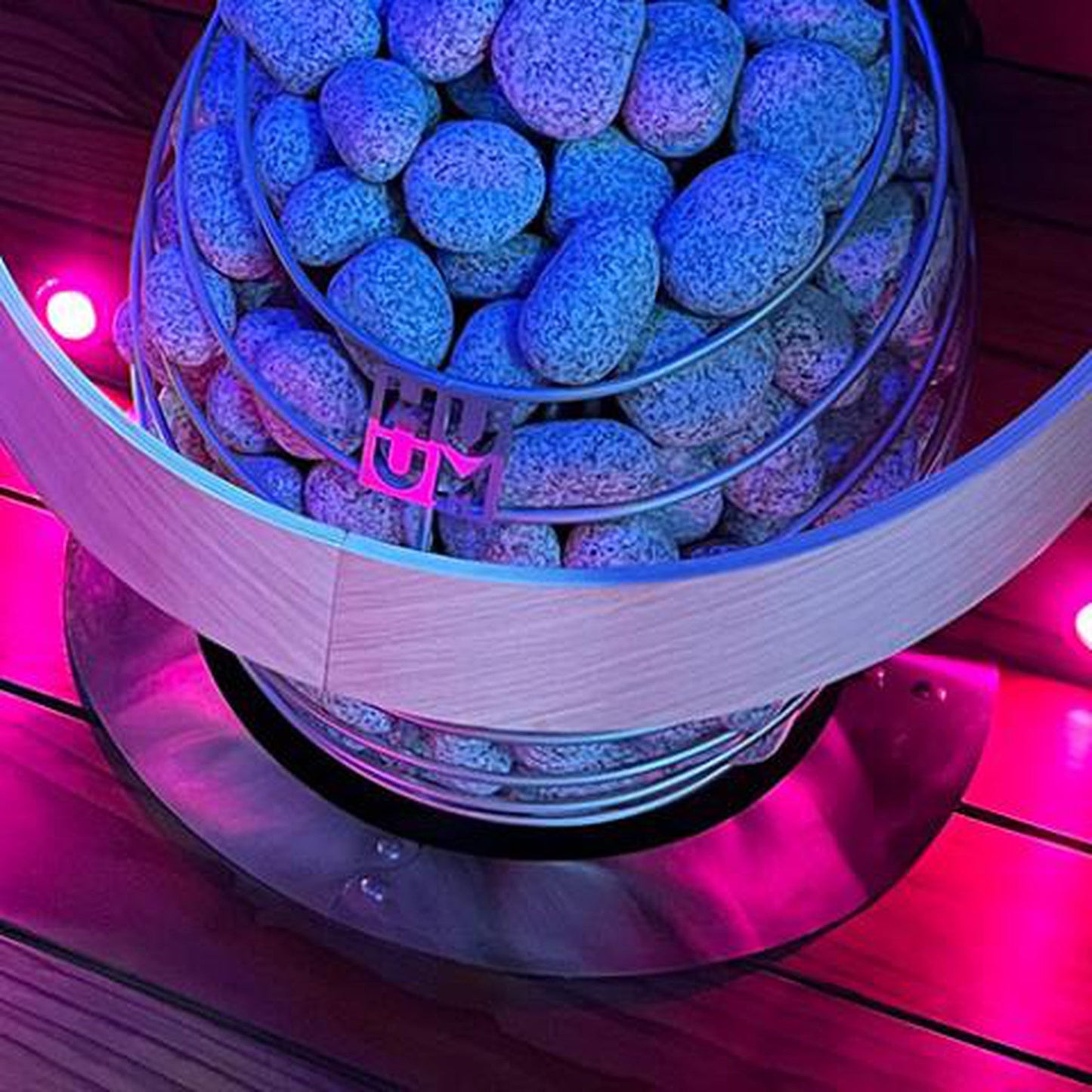 HUUM Flange D 2" Stainless Steel Embedding Flange for DROP Series Sauna Heaters