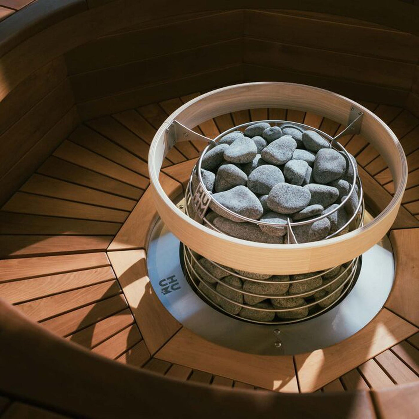 HUUM Flange H Stainless Steel Embedding Flange for Hive Series Sauna Heaters