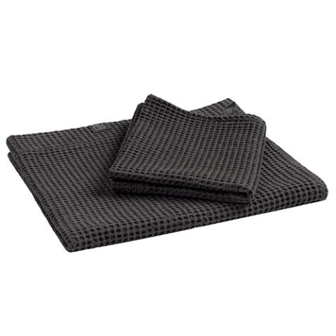 HUUM OVO Black Sauna Towel Collection Set