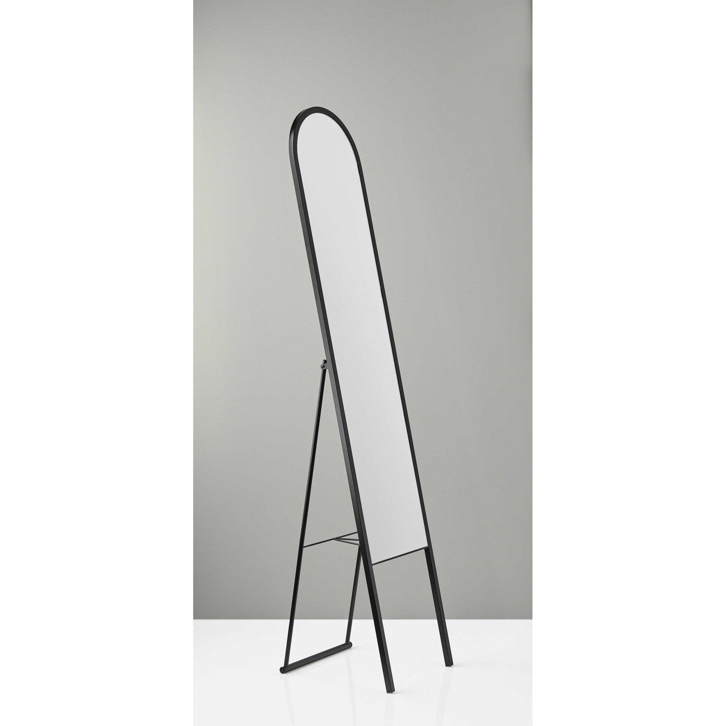 HomeRoots 13.125' x 14.75' x 64.12' Floor Mirror