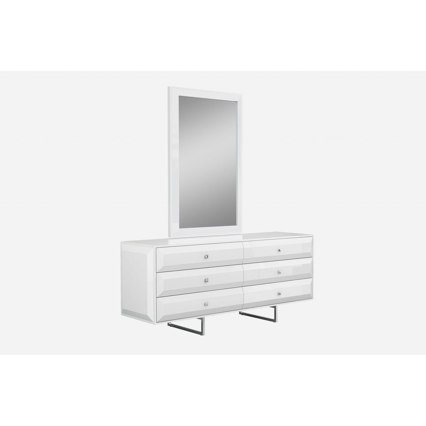 HomeRoots 72 x 21 x 31 White Double Dresser Extension