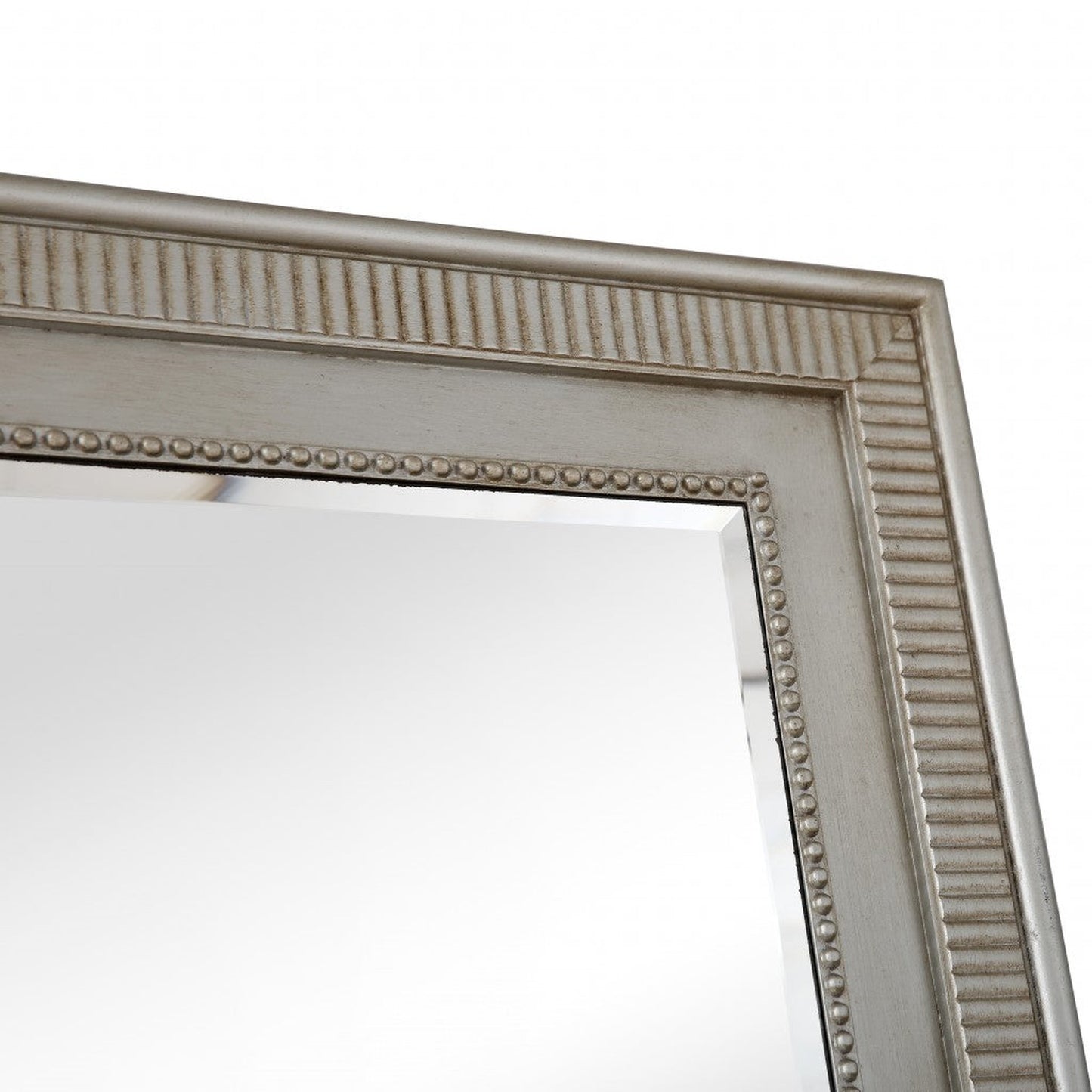 HomeRoots Antiqued Silver Finish Mirror