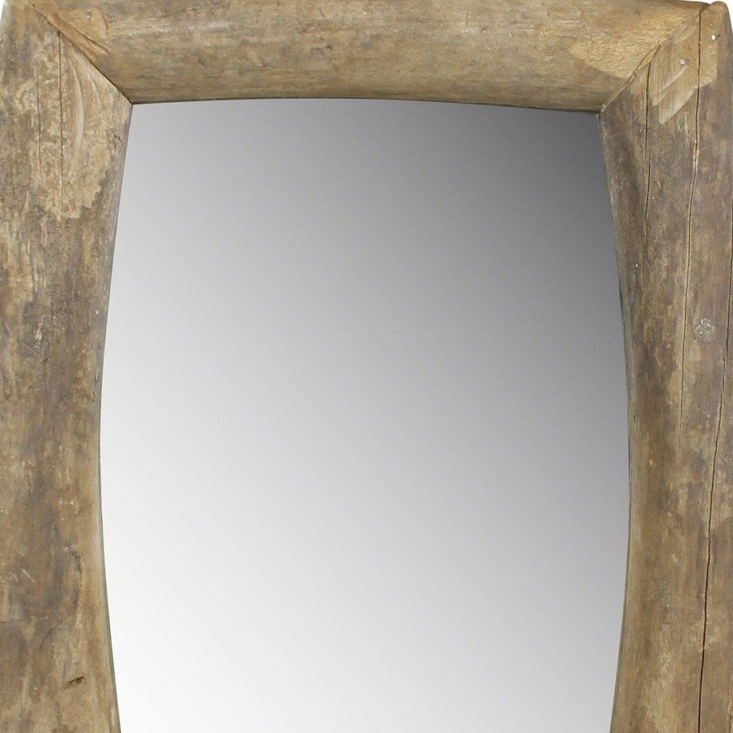 HomeRoots Natural Wooden Wall Mirror