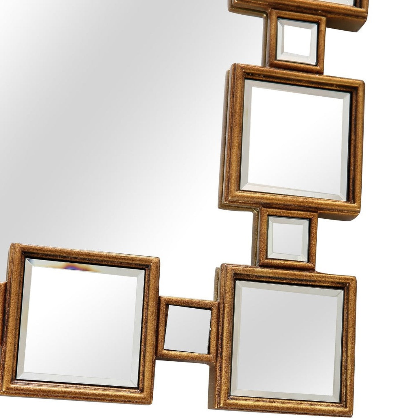 HomeRoots Sqaure Reflective Wall Mirror