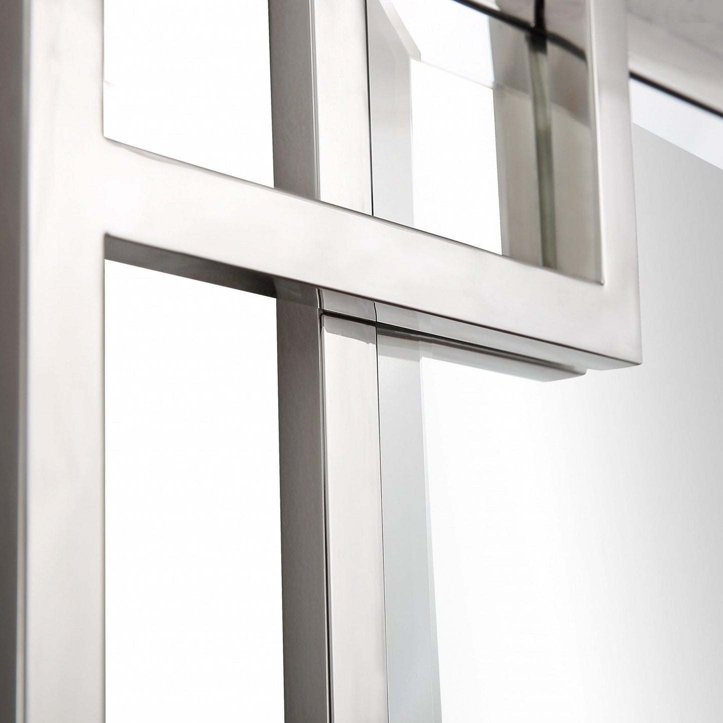 HomeRoots X Shaped Rectangular Mirror