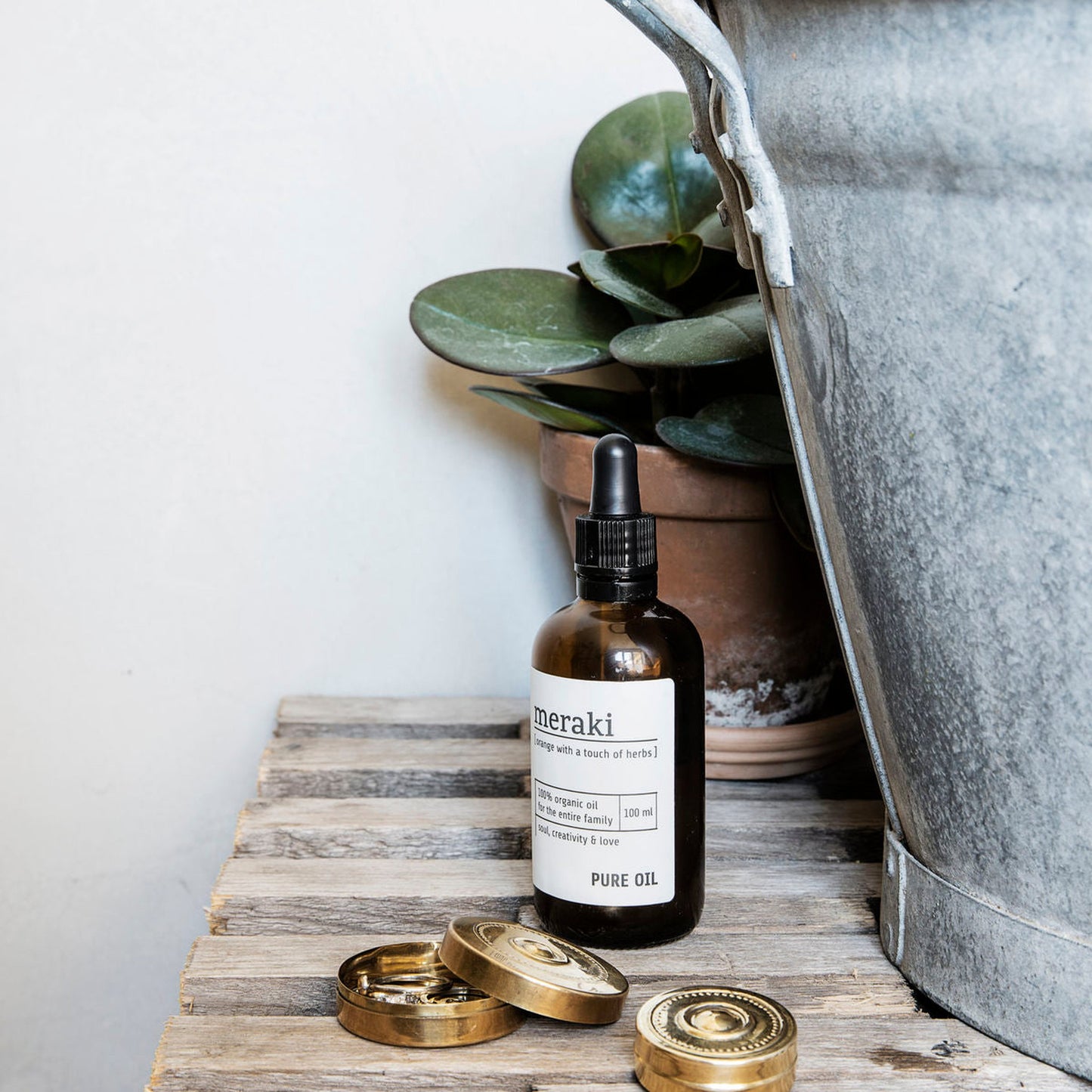 House Doctor Mini Meraki Storage With Brass Finish