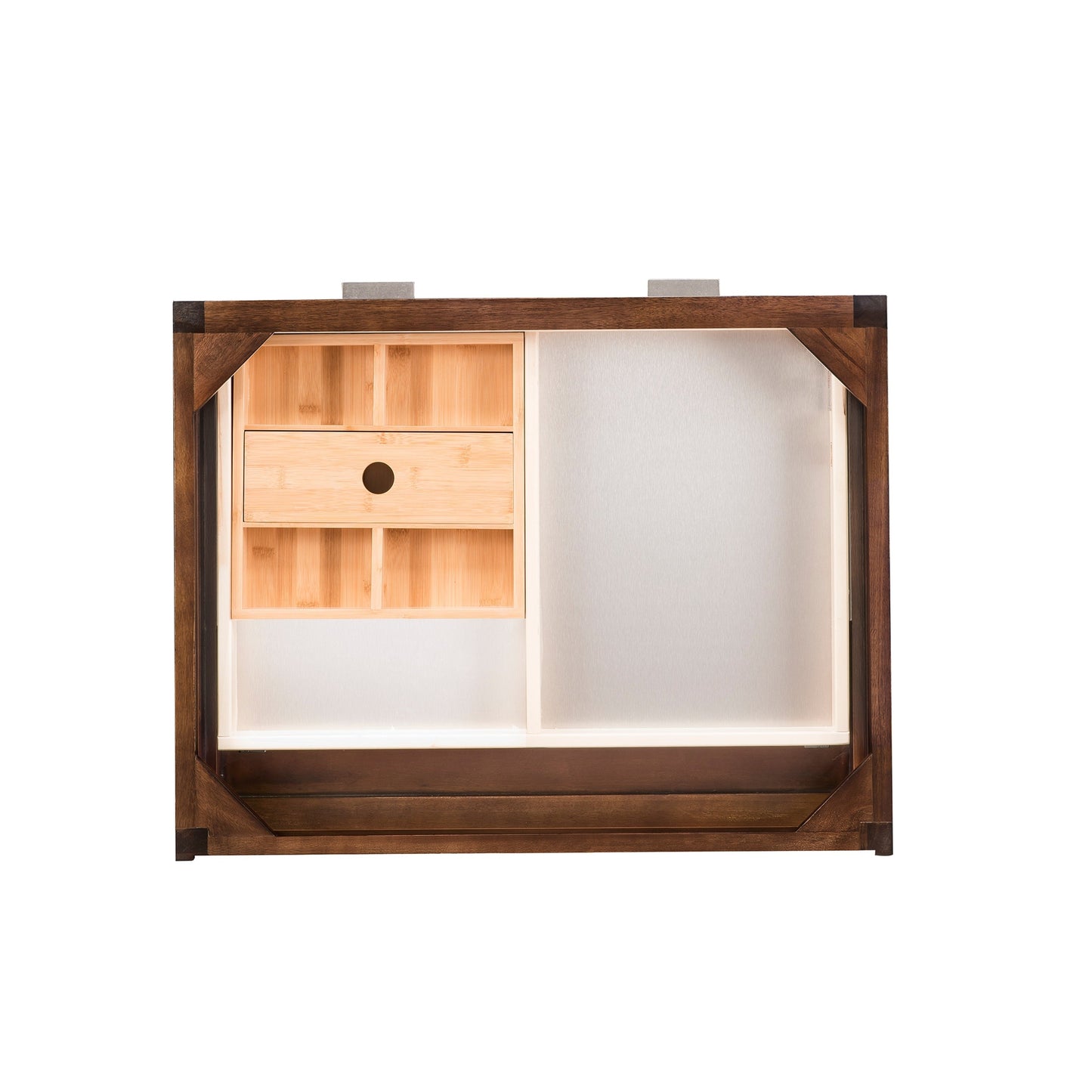 James Martin Vanities Addison 30" Mid Century Acacia Free-standing Makeup Countertop