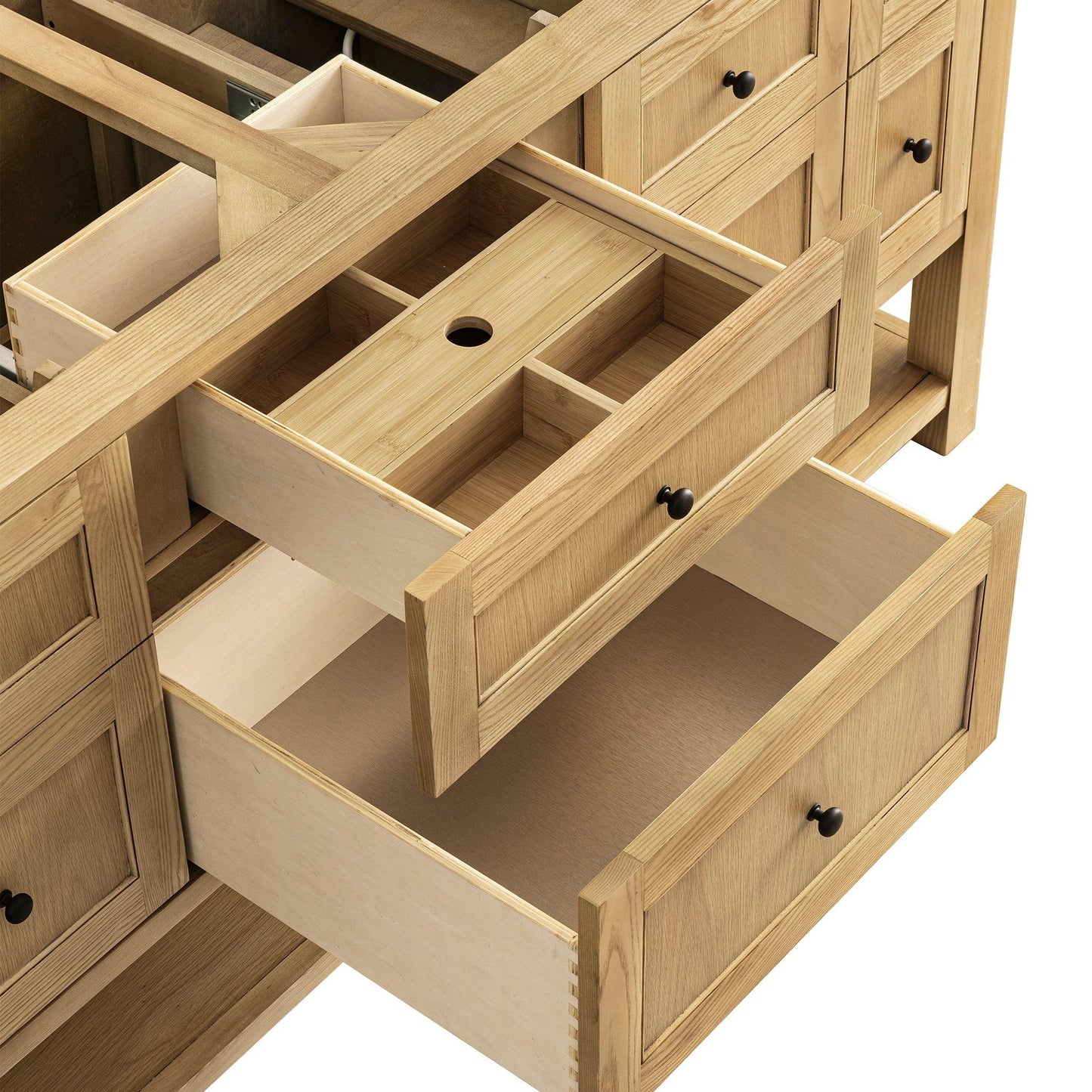 James Martin Vanities Breckenridge 72" Light Natural Oak Double Vanity