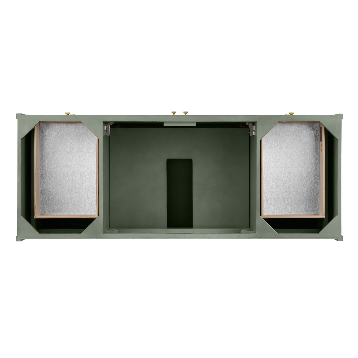 James Martin Vanities Chicago 60" Smokey Celadon Single Vanity