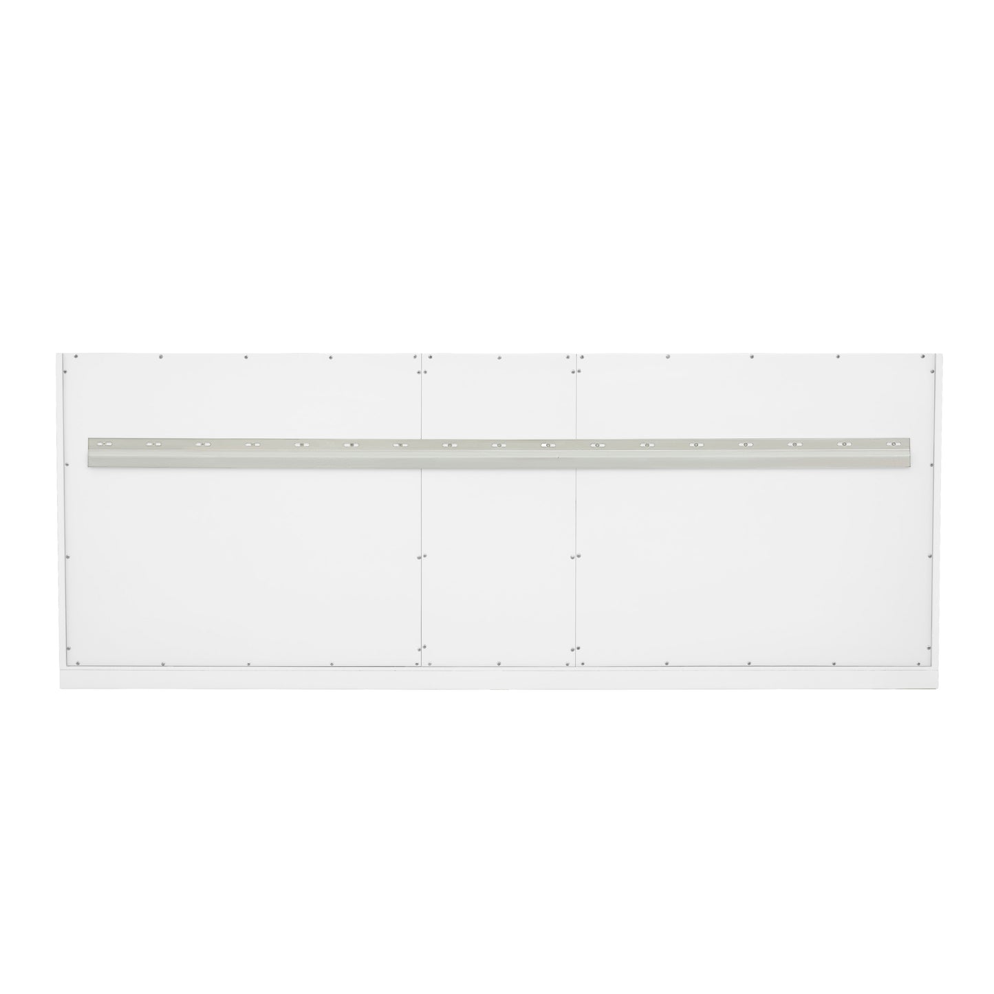 James Martin Vanities Chicago 72" Glossy White Double Vanity With Single Hole 3cm White Zeus Silestone Top and Backsplash