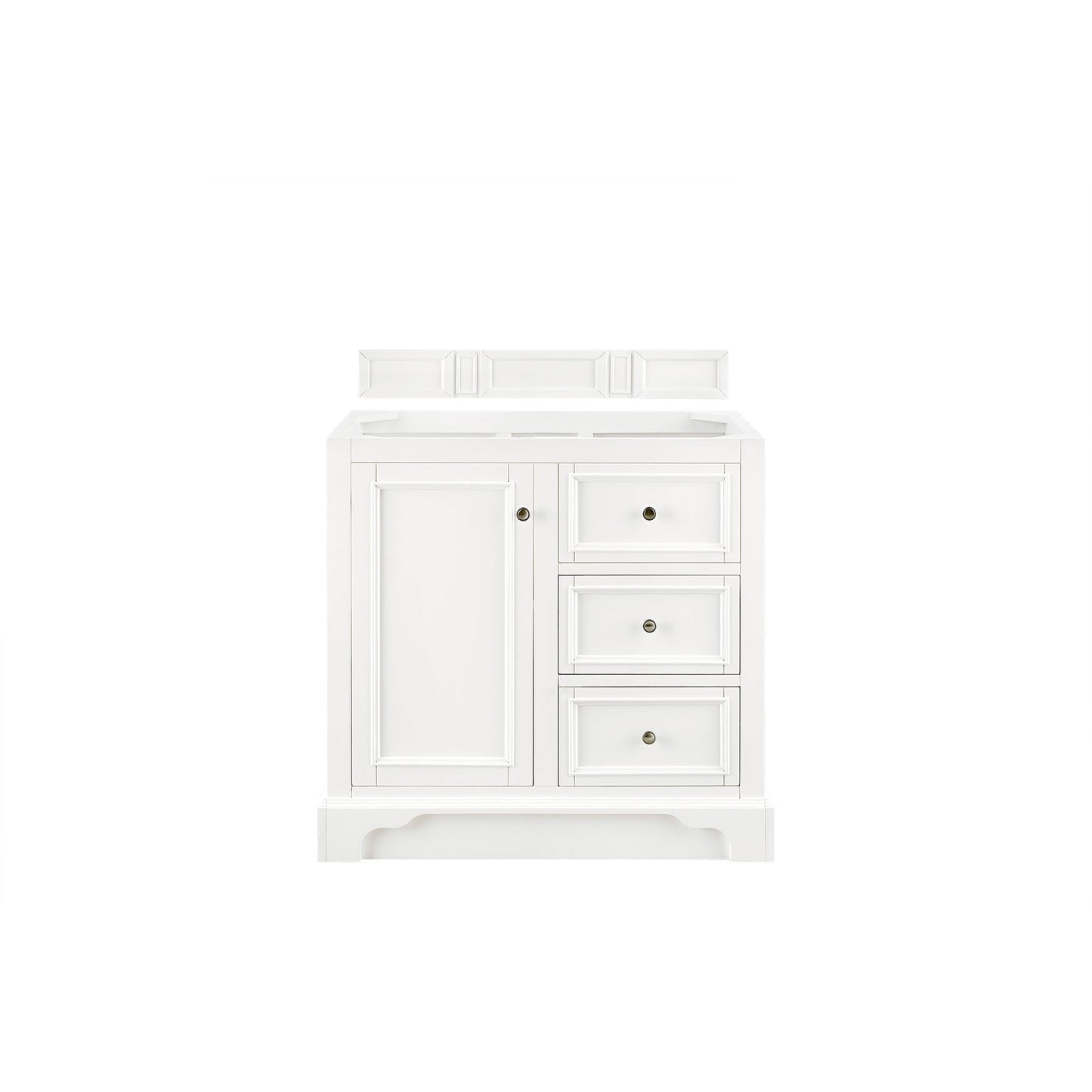 James Martin Vanities De Soto 36" Bright White Single Vanity