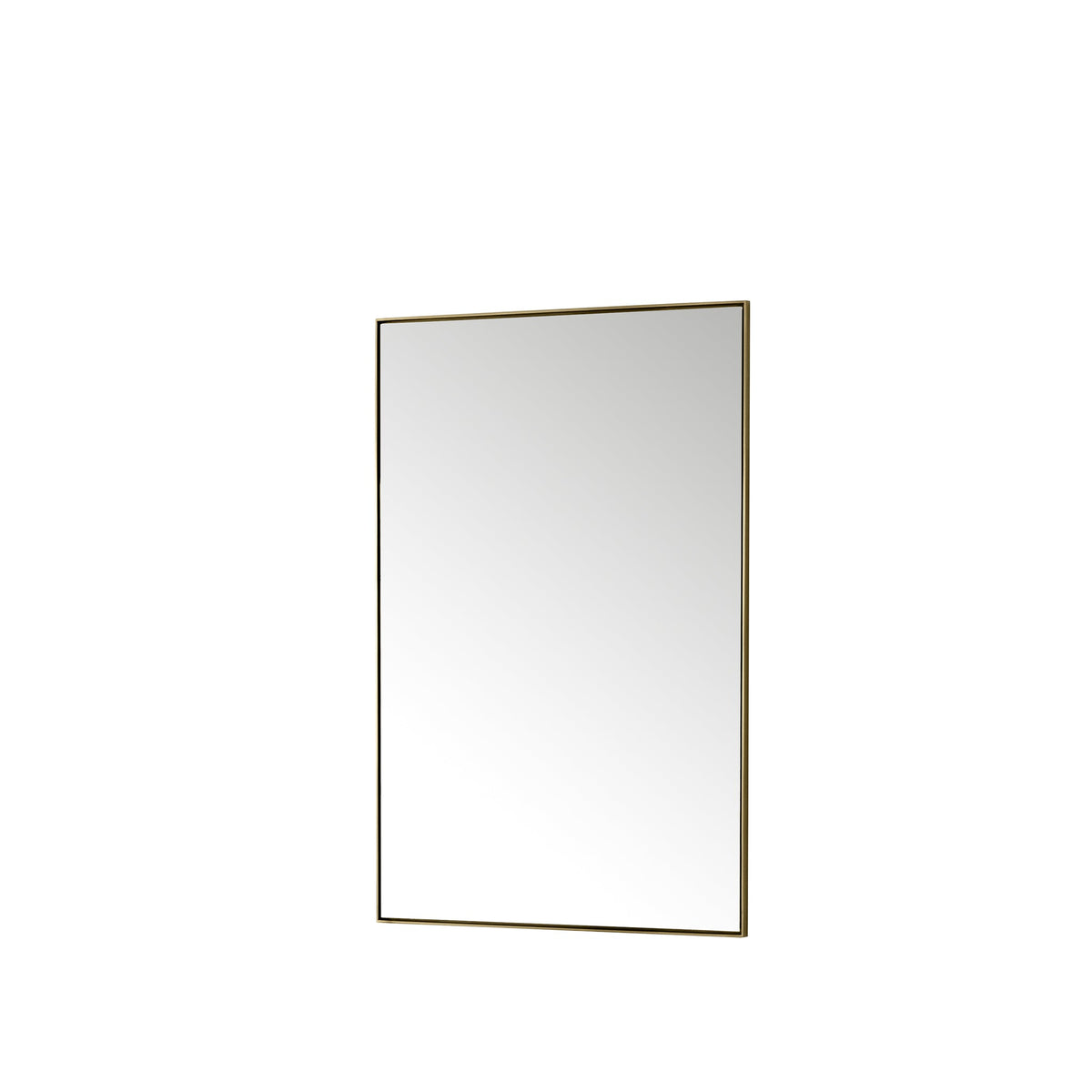 James Martin Vanities Rohe 26" Champagne Brass Mirror