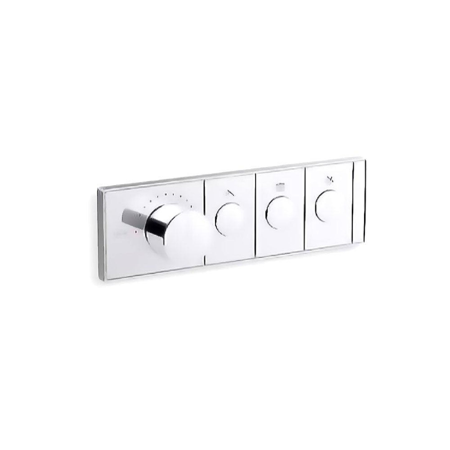 Kohler Anthem Polished Chrome 3-outlet Thermostatic Valve Control Panel
