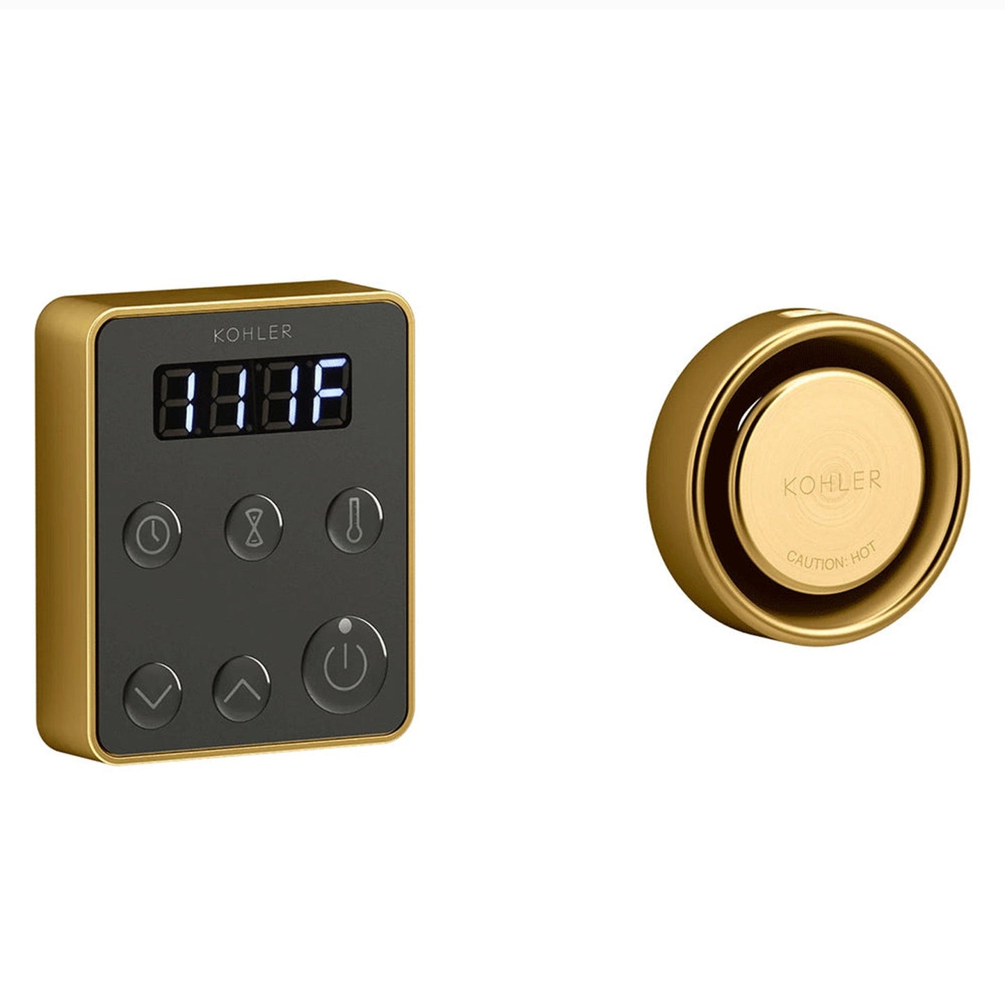 Kohler Invigoration Brushed Moderne Brass Steam Generator Control Kit