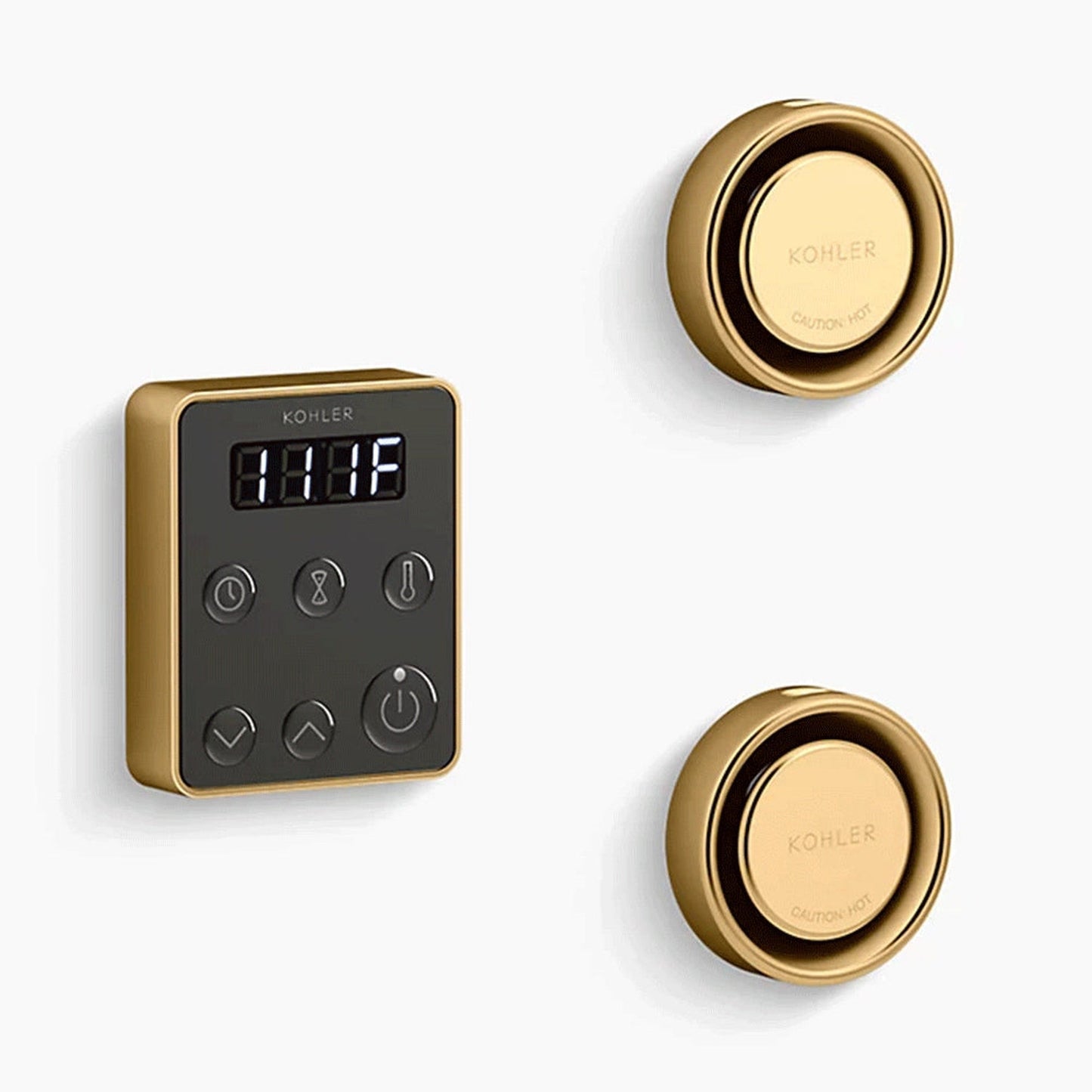 Kohler Invigoration Brushed Moderne Brass Tandem Steam Generator Control Kit