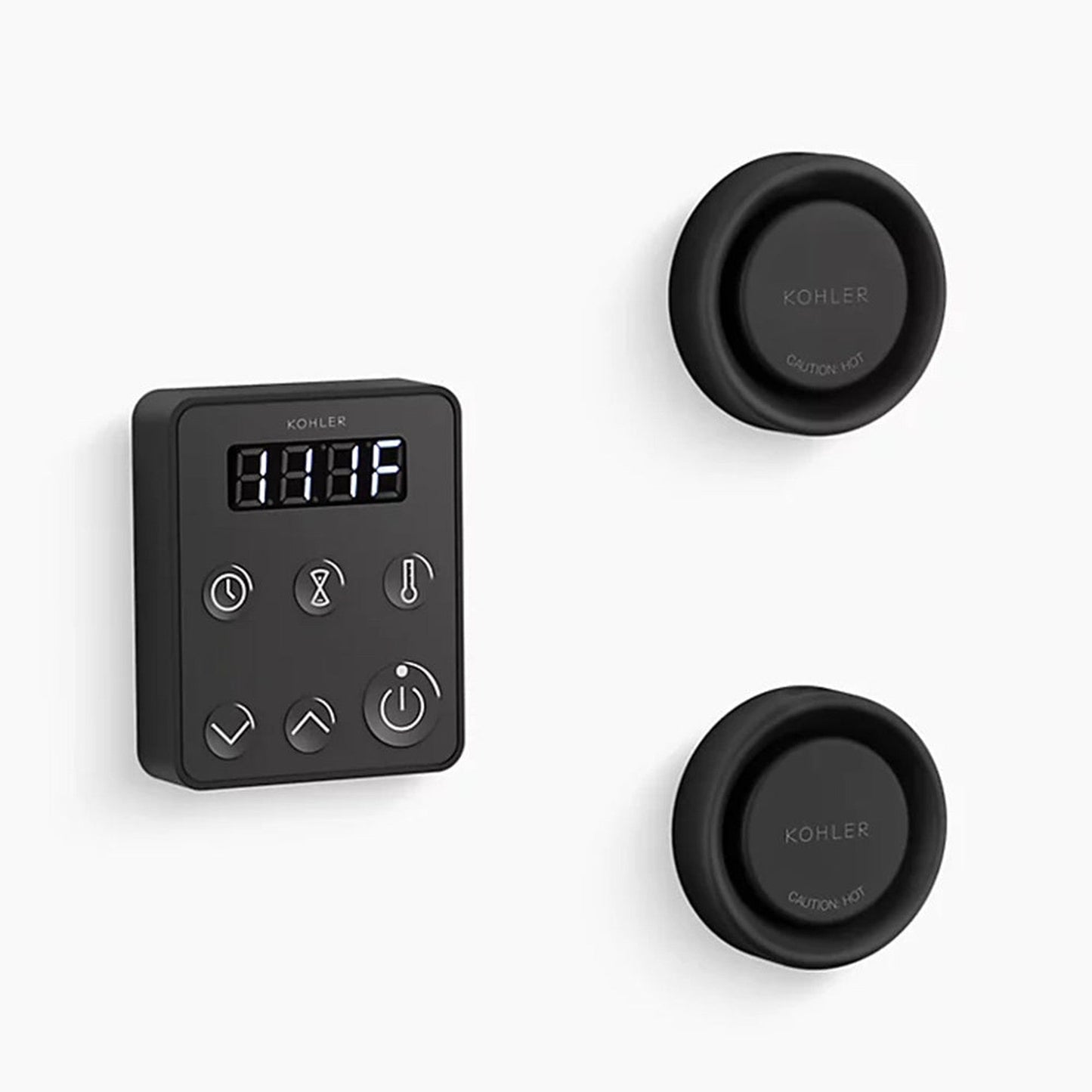 Kohler Invigoration Matte Black Brass Tandem Steam Generator Control Kit