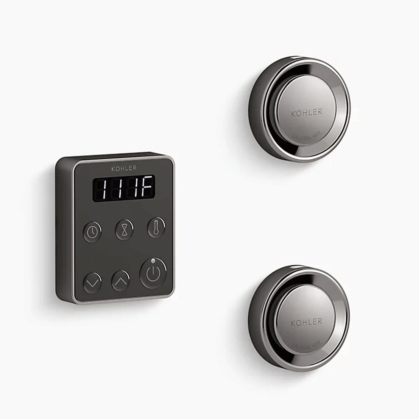 Kohler Invigoration Vibrant Titanium Brass Tandem Steam Generator Control Kit